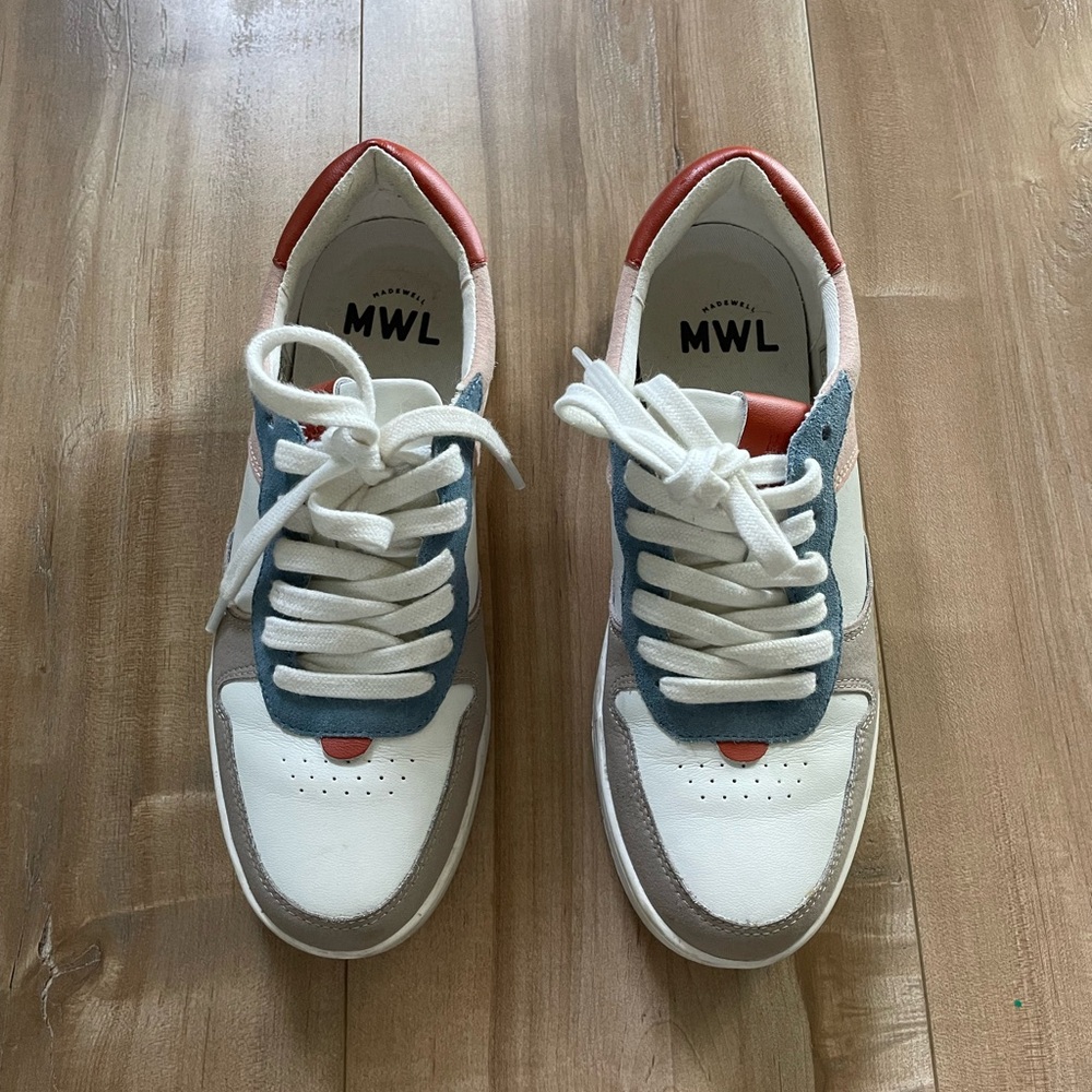 Madewell leather Court Sneakers Women’s 8.5